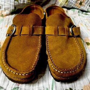 Birkenstock Buckley Tan Mules Women’s